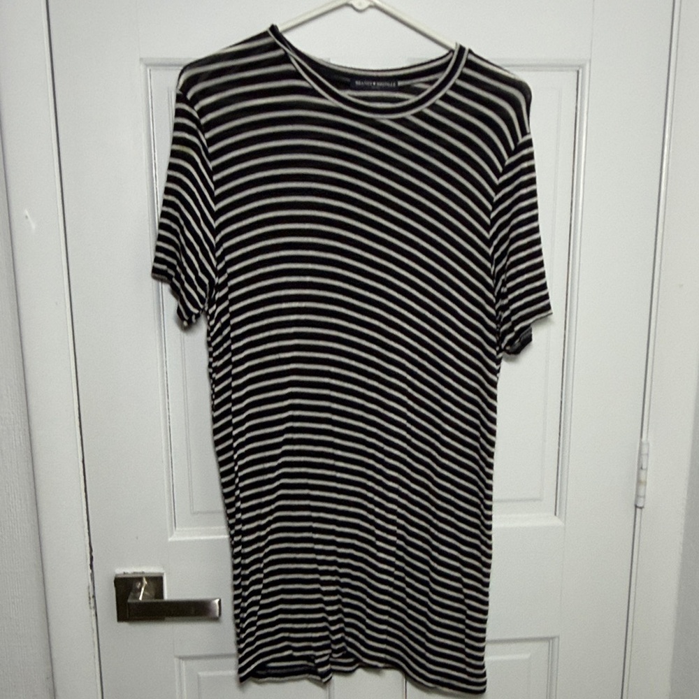 Black and White Shirtdress